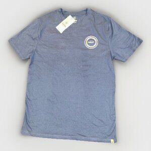 NEW Hurley T-Shirt Blue Short Sleeve Established 1999 California Logo Mens Small
